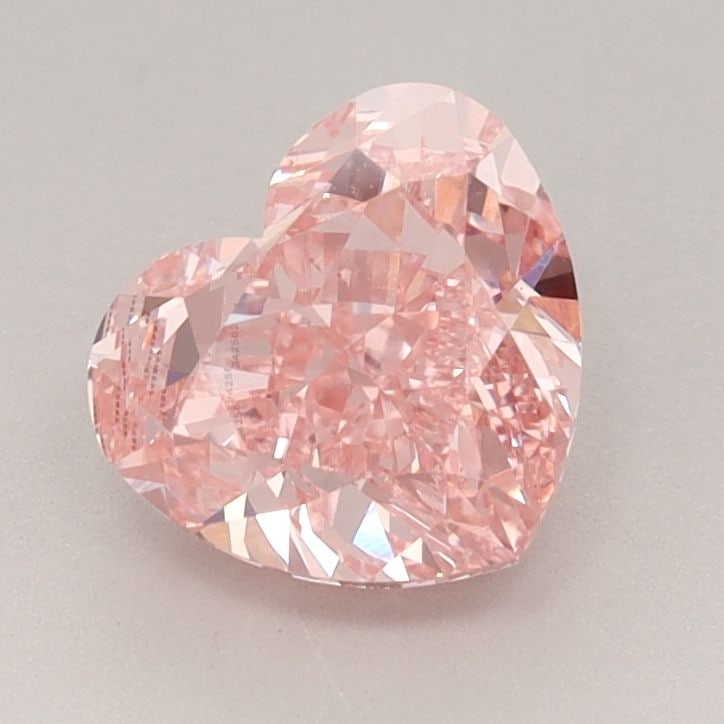 Loose Diamond - HEART 1.8ct Fancy Vivid Pink VS1: Loose Diamond - HEART 1.8ct Fancy Vivid Pink VS1 Source: This is a real non-mined Diamond that has been grown in a lab Shape: HEART Carats: 1.8 Color: Fancy Vivid Pink Certification: IGI Video: