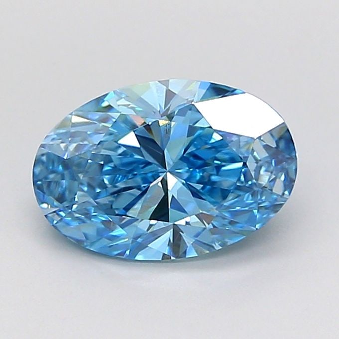 Loose Diamond - OVAL 1.25ct Fancy Vivid Blue VVS2: Loose Diamond - OVAL 1.25ct Fancy Vivid Blue VVS2 Source: This is a real non-mined Diamond that has been grown in a lab Shape: OVAL Carats: 1.25 Color: Fancy Vivid Blue Certification: IGI Video: