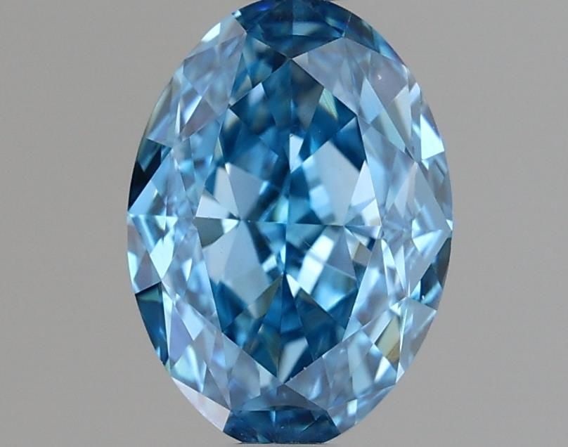Loose Diamond - OVAL 1.09ct Fancy Vivid Blue VS2: Loose Diamond - OVAL 1.09ct Fancy Vivid Blue VS2 Source: This is a real non-mined Diamond that has been grown in a lab Shape: OVAL Carats: 1.09 Color: Fancy Vivid Blue Certification: IGI Video: