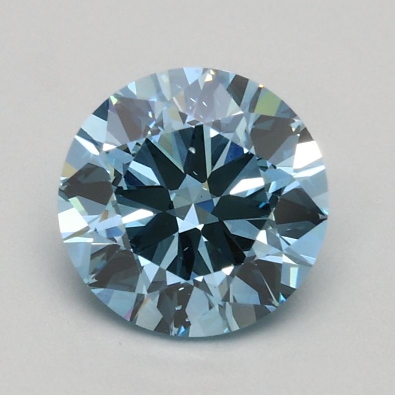 Loose Diamond - ROUND 1.0ct Fancy Intense Blue VS2: Loose Diamond - ROUND 1.0ct Fancy Intense Blue VS2 Source: This is a real non-mined Diamond that has been grown in a lab Shape: ROUND Carats: 1.0 Color: Fancy Intense Blue Certification: IGI Video: