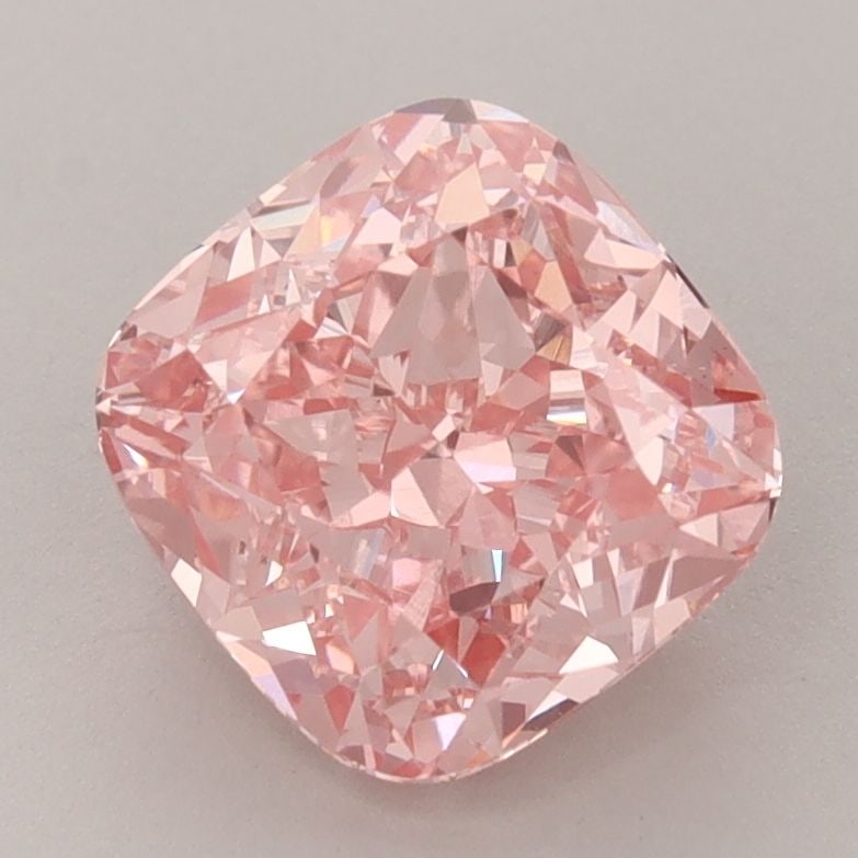 Loose Diamond - CUSHION BRILLIANT 2.57ct Fancy Vivid Pink VS1: Loose Diamond - CUSHION BRILLIANT 2.57ct Fancy Vivid Pink VS1 Source: This is a real non-mined Diamond that has been grown in a lab Shape: CUSHION BRILLIANT Carats: 2.57 Color: Fancy Vivid Pink Certif