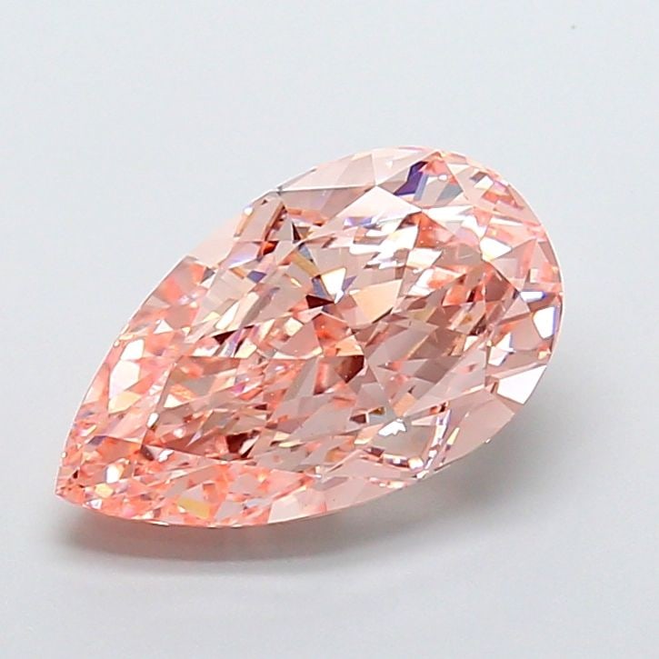 Loose Diamond - PEAR 8.09ct Fancy Intense Pink VS1: Loose Diamond - PEAR 8.09ct Fancy Intense Pink VS1 Source: This is a real non-mined Diamond that has been grown in a lab Shape: PEAR Carats: 8.09 Color: Fancy Intense Pink Certification: IGI Video: