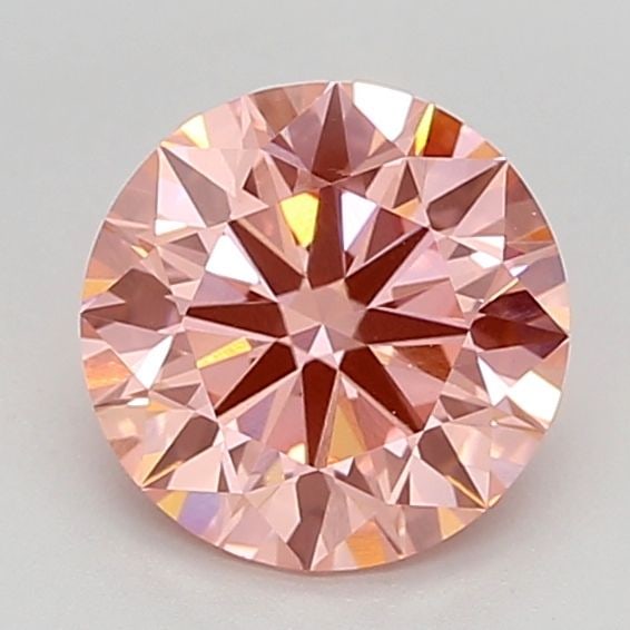 Ideal Loose Diamond - ROUND 2.1ct Fancy Vivid Pink VVS2: Ideal Loose Diamond - ROUND 2.1ct Fancy Vivid Pink VVS2 Source: This is a real non-mined Diamond that has been grown in a lab Shape: ROUND Carats: 2.1 Color: Fancy Vivid Pink Certification: IGI Video: