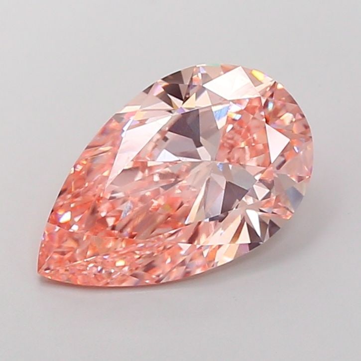 Loose Diamond - PEAR 5.06ct Fancy Intense Pink VVS2: Loose Diamond - PEAR 5.06ct Fancy Intense Pink VVS2 Source: This is a real non-mined Diamond that has been grown in a lab Shape: PEAR Carats: 5.06 Color: Fancy Intense Pink Certification: IGI Video: