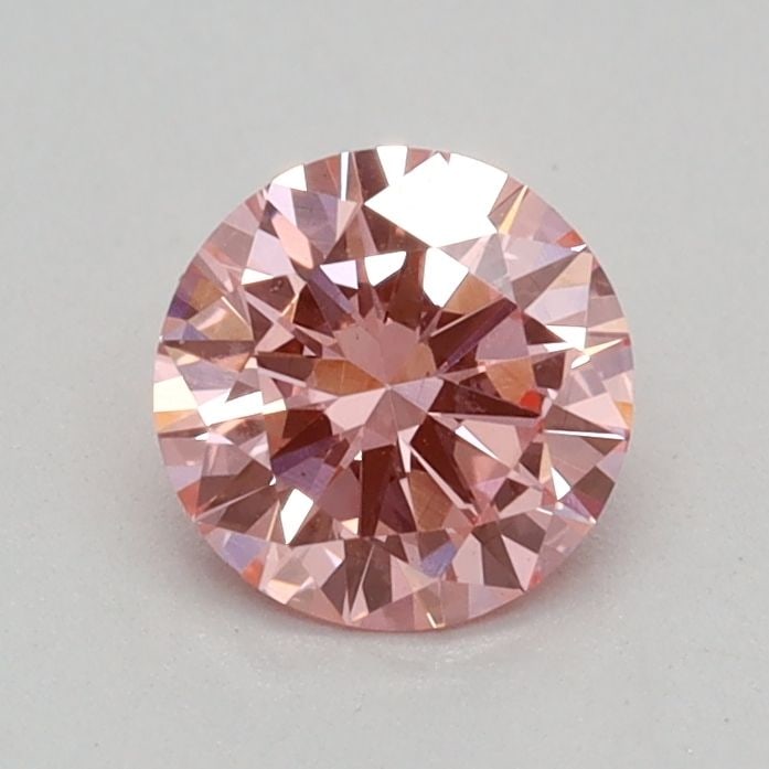 Loose Diamond - ROUND 0.36ct Fancy Vivid Pink VS1: Loose Diamond - ROUND 0.36ct Fancy Vivid Pink VS1 Source: This is a real non-mined Diamond that has been grown in a lab Shape: ROUND Carats: 0.36 Color: Fancy Vivid Pink Certification: IGI Video: