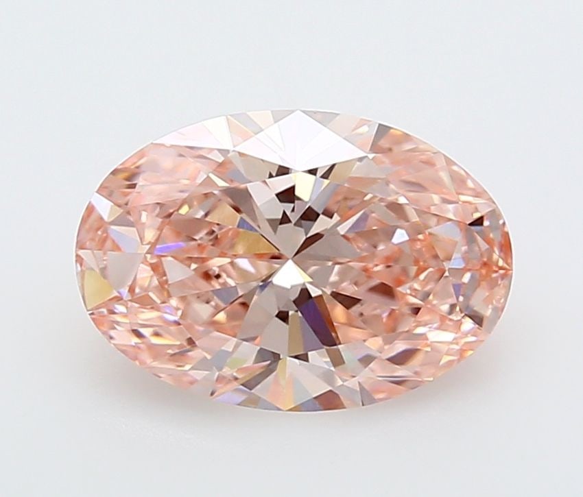 Loose Diamond - OVAL 3.04ct Fancy Vivid Pink VVS2: Loose Diamond - OVAL 3.04ct Fancy Vivid Pink VVS2 Source: This is a real non-mined Diamond that has been grown in a lab Shape: OVAL Carats: 3.04 Color: Fancy Vivid Pink Certification: IGI Video: