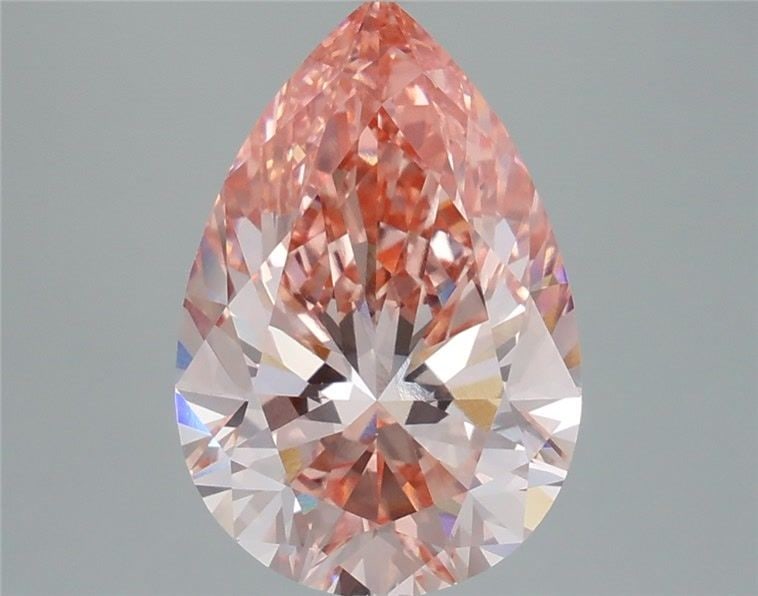 Loose Diamond - PEAR 5.0ct Fancy Intense Pink VS1: Loose Diamond - PEAR 5.0ct Fancy Intense Pink VS1 Source: This is a real non-mined Diamond that has been grown in a lab Shape: PEAR Carats: 5.0 Color: Fancy Intense Pink Certification: IGI Video: