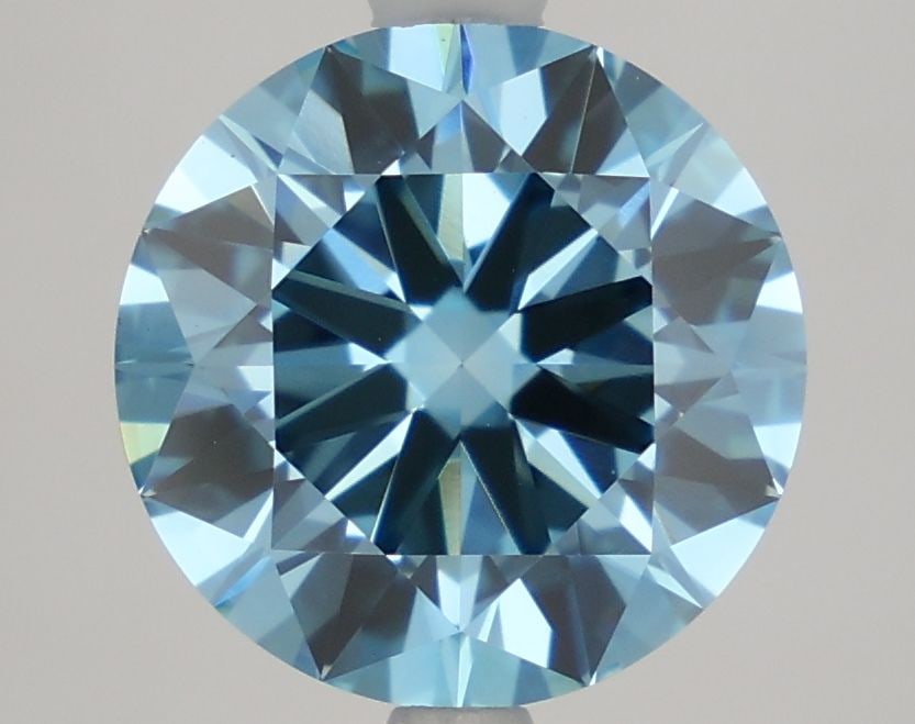 Ideal Loose Diamond - ROUND 3.55ct Fancy Vivid Blue VS1: Ideal Loose Diamond - ROUND 3.55ct Fancy Vivid Blue VS1 Source: This is a real non-mined Diamond that has been grown in a lab Shape: ROUND Carats: 3.55 Color: Fancy Vivid Blue Certification: IGI Video