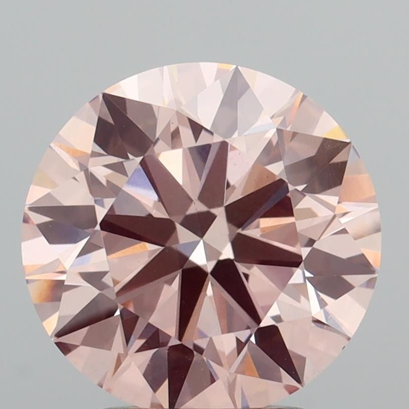 Ideal Loose Diamond - ROUND 2.72ct Fancy Intense Pink VS1: Ideal Loose Diamond - ROUND 2.72ct Fancy Intense Pink VS1 Source: This is a real non-mined Diamond that has been grown in a lab Shape: ROUND Carats: 2.72 Color: Fancy Intense Pink Certification: IGI V