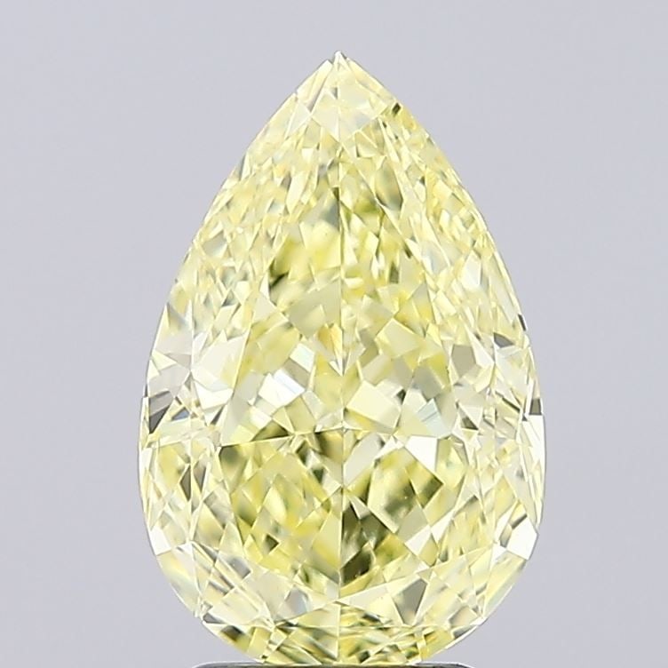 Loose Diamond - PEAR 3.19ct Fancy Intense Yellow VVS2: Loose Diamond - PEAR 3.19ct Fancy Intense Yellow VVS2 Source: This is a real non-mined Diamond that has been grown in a lab Shape: PEAR Carats: 3.19 Color: Fancy Intense Yellow Certification: IGI Vide