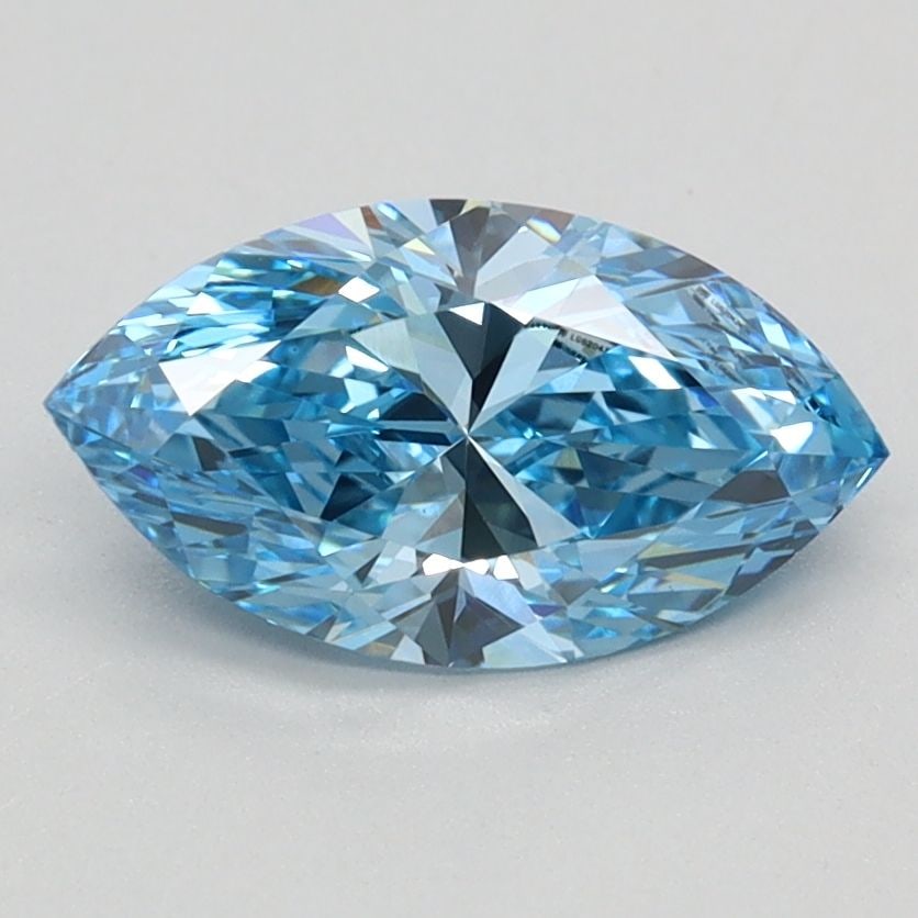 Loose Diamond - MARQUISE 1.0ct Fancy Vivid Blue VS1: Loose Diamond - MARQUISE 1.0ct Fancy Vivid Blue VS1 Source: This is a real non-mined Diamond that has been grown in a lab Shape: MARQUISE Carats: 1.0 Color: Fancy Vivid Blue Certification: IGI Video:
