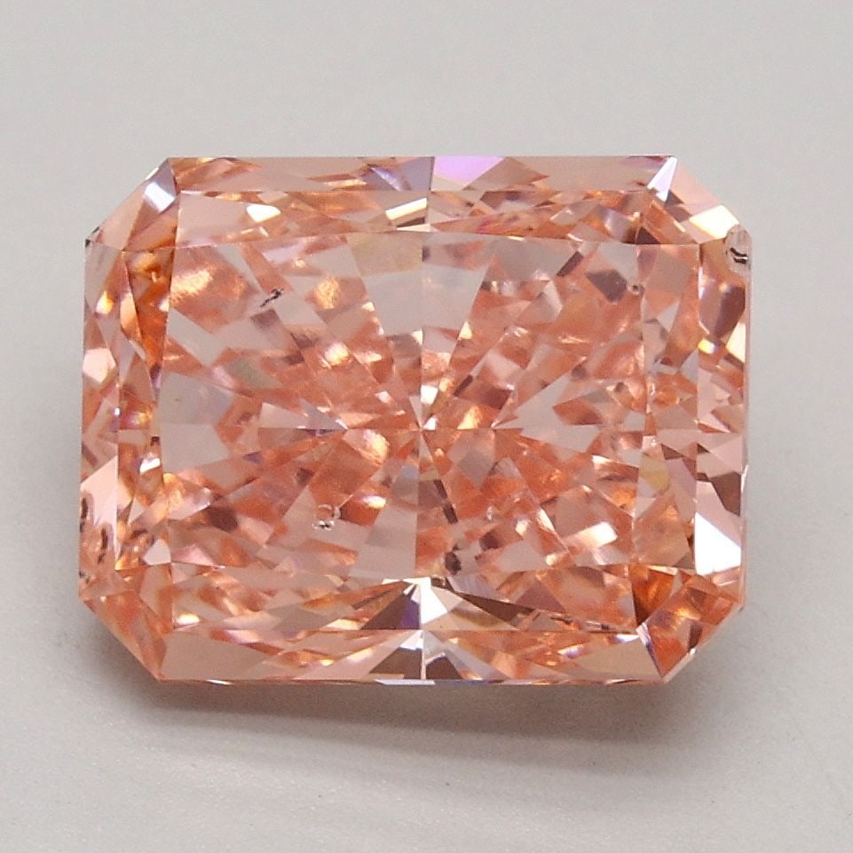 Loose Diamond - RADIANT 3.03ct Fancy Vivid Pink SI1: Loose Diamond - RADIANT 3.03ct Fancy Vivid Pink SI1 Source: This is a real non-mined Diamond that has been grown in a lab Shape: RADIANT Carats: 3.03 Color: Fancy Vivid Pink Certification: IGI Video: