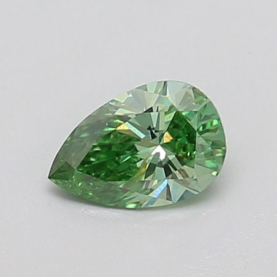 Loose Diamond - PEAR 0.37ct Fancy Vivid Green VS1: Loose Diamond - PEAR 0.37ct Fancy Vivid Green VS1 Source: This is a real non-mined Diamond that has been grown in a lab Shape: PEAR Carats: 0.37 Color: Fancy Vivid Green Certification: IGI Video: