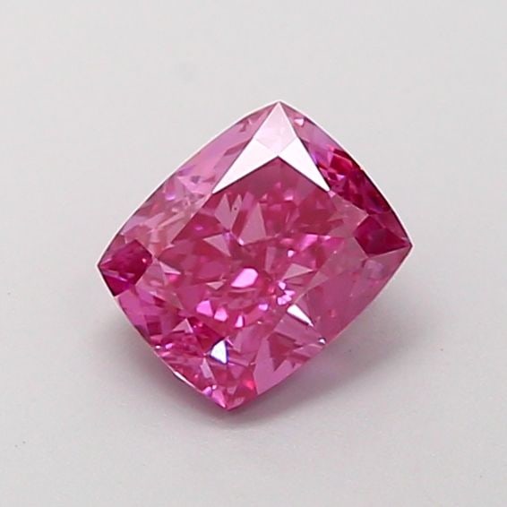 Loose Diamond - CUSHION MODIFIED 1.1ct Fancy Vivid Pink VS1: Loose Diamond - CUSHION MODIFIED 1.1ct Fancy Vivid Pink VS1 Source: This is a real non-mined Diamond that has been grown in a lab Shape: CUSHION MODIFIED Carats: 1.1 Color: Fancy Vivid Pink Certificat