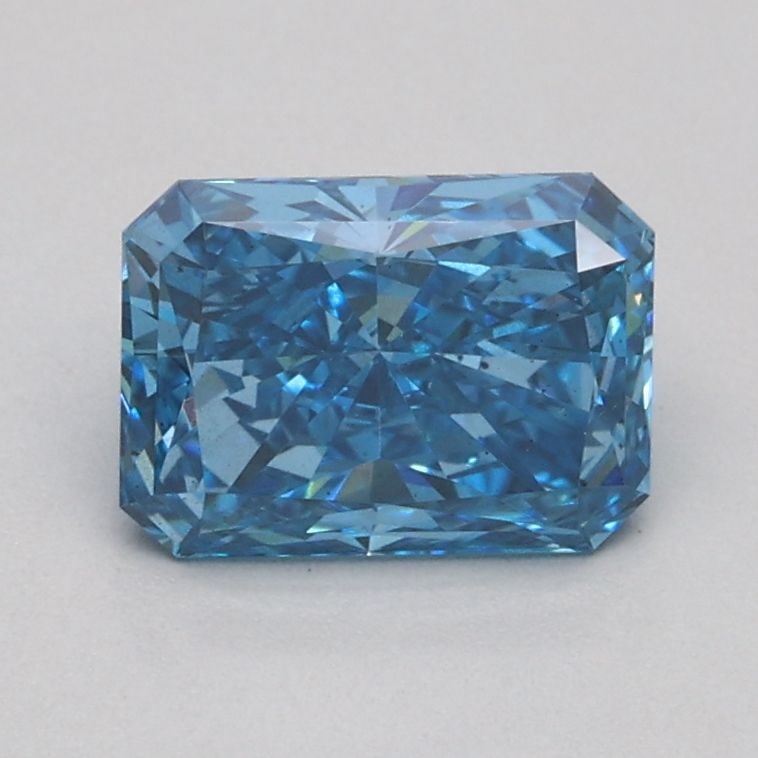 Loose Diamond - RADIANT 0.83ct Fancy Vivid Blue VS2: Loose Diamond - RADIANT 0.83ct Fancy Vivid Blue VS2 Source: This is a real non-mined Diamond that has been grown in a lab Shape: RADIANT Carats: 0.83 Color: Fancy Vivid Blue Certification: IGI Video: