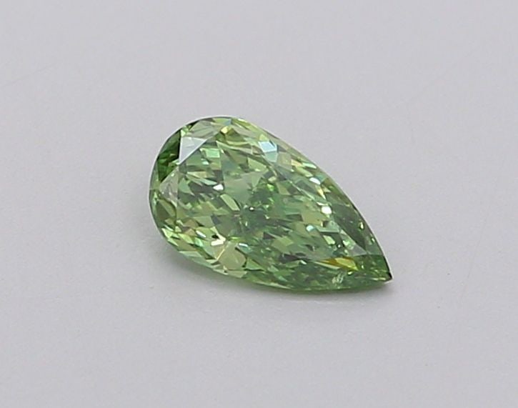 Loose Diamond - PEAR 0.28ct Fancy Vivid Green VS2: Loose Diamond - PEAR 0.28ct Fancy Vivid Green VS2 Source: This is a real non-mined Diamond that has been grown in a lab Shape: PEAR Carats: 0.28 Color: Fancy Vivid Green Certification: IGI Video: