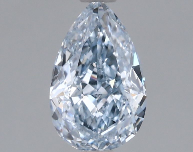 Loose Diamond - PEAR 1.02ct Blue VS1: Loose Diamond - PEAR 1.02ct Blue VS1 Source: This is a real non-mined Diamond that has been grown in a lab Shape: PEAR Carats: 1.02 Color: Blue Certification: NONE Video:
