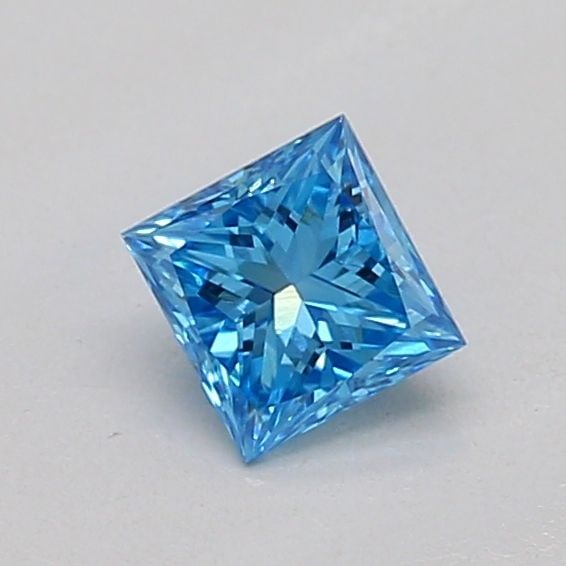 Loose Diamond - PRINCESS 0.23ct Fancy Vivid Blue VS1: Loose Diamond - PRINCESS 0.23ct Fancy Vivid Blue VS1 Source: This is a real non-mined Diamond that has been grown in a lab Shape: PRINCESS Carats: 0.23 Color: Fancy Vivid Blue Certification: IGI The D
