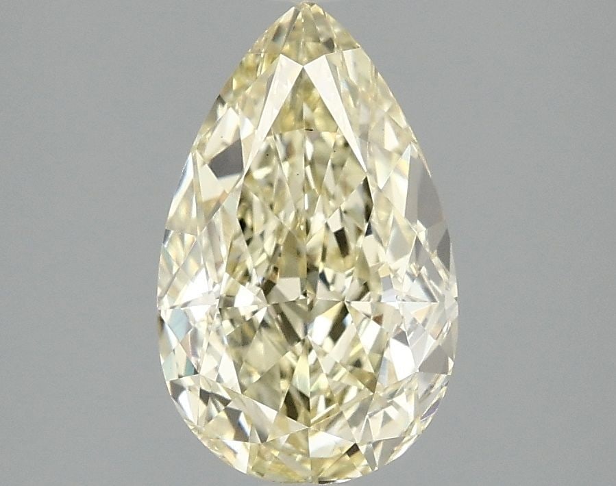 Loose Diamond - PEAR 2.1ct Fancy Yellow VS2: Loose Diamond - PEAR 2.1ct Fancy Yellow VS2 Source: This is a real non-mined Diamond that has been grown in a lab Shape: PEAR Carats: 2.1 Color: Fancy Yellow Certification: IGI Video: