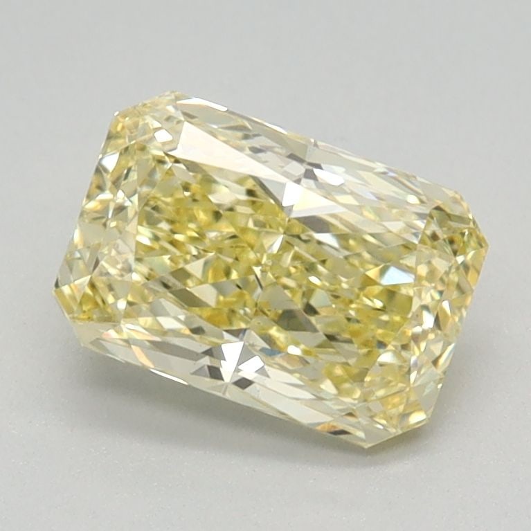 Loose Diamond - RADIANT 1.04ct Fancy Vivid Yellow VS1: Loose Diamond - RADIANT 1.04ct Fancy Vivid Yellow VS1 Source: This is a real non-mined Diamond that has been grown in a lab Shape: RADIANT Carats: 1.04 Color: Fancy Vivid Yellow Certification: IGI Vid