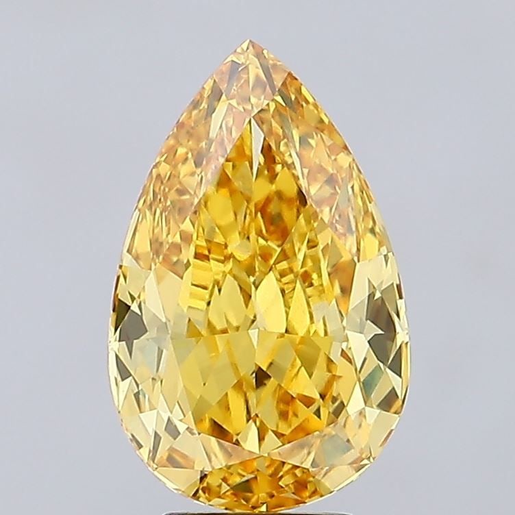 Loose Diamond - PEAR 5.21ct Fancy Vivid Yellow VVS2: Loose Diamond - PEAR 5.21ct Fancy Vivid Yellow VVS2 Source: This is a real non-mined Diamond that has been grown in a lab Shape: PEAR Carats: 5.21 Color: Fancy Vivid Yellow Certification: IGI Video: