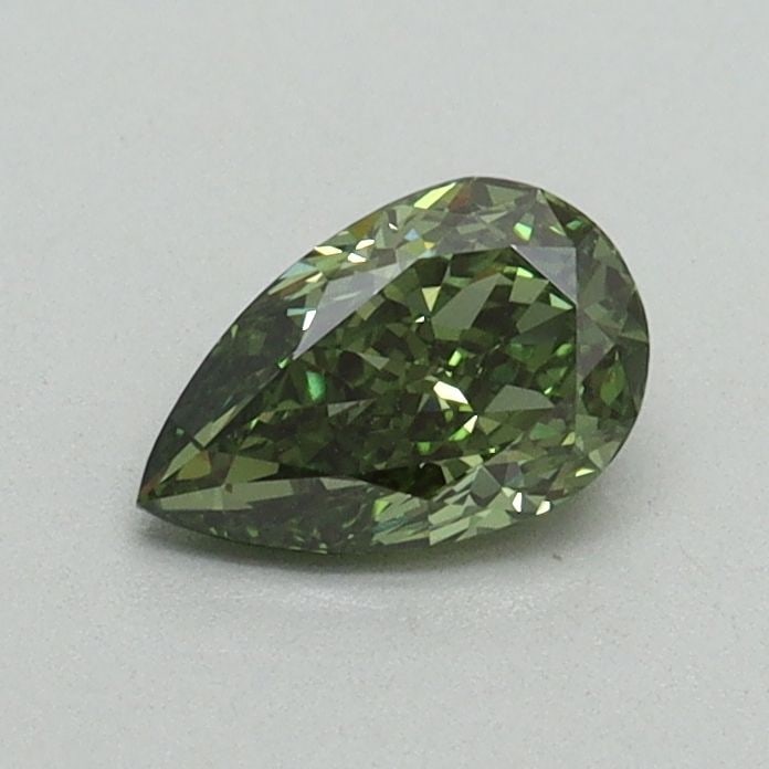 Loose Diamond - PEAR 0.51ct Fancy Vivid Green VS1: Loose Diamond - PEAR 0.51ct Fancy Vivid Green VS1 Source: This is a real non-mined Diamond that has been grown in a lab Shape: PEAR Carats: 0.51 Color: Fancy Vivid Green Certification: IGI Video:
