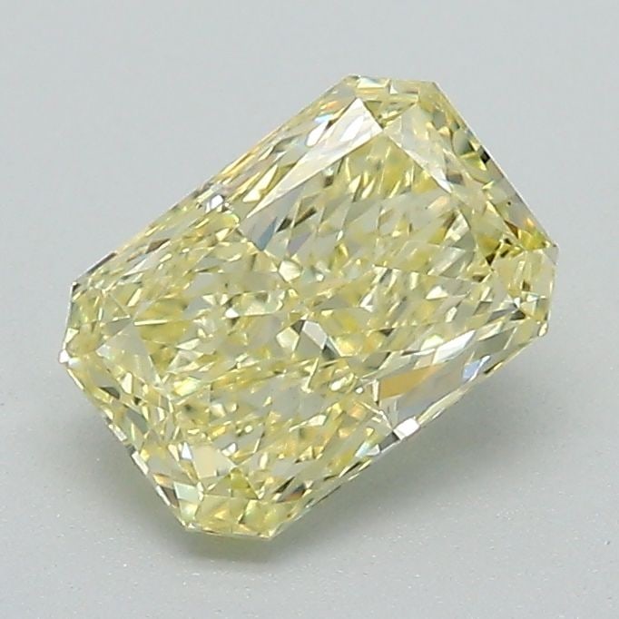 Loose Diamond - RADIANT 1.18ct Fancy Intense Yellow VS1: Loose Diamond - RADIANT 1.18ct Fancy Intense Yellow VS1 Source: This is a real non-mined Diamond that has been grown in a lab Shape: RADIANT Carats: 1.18 Color: Fancy Intense Yellow Certification: IGI