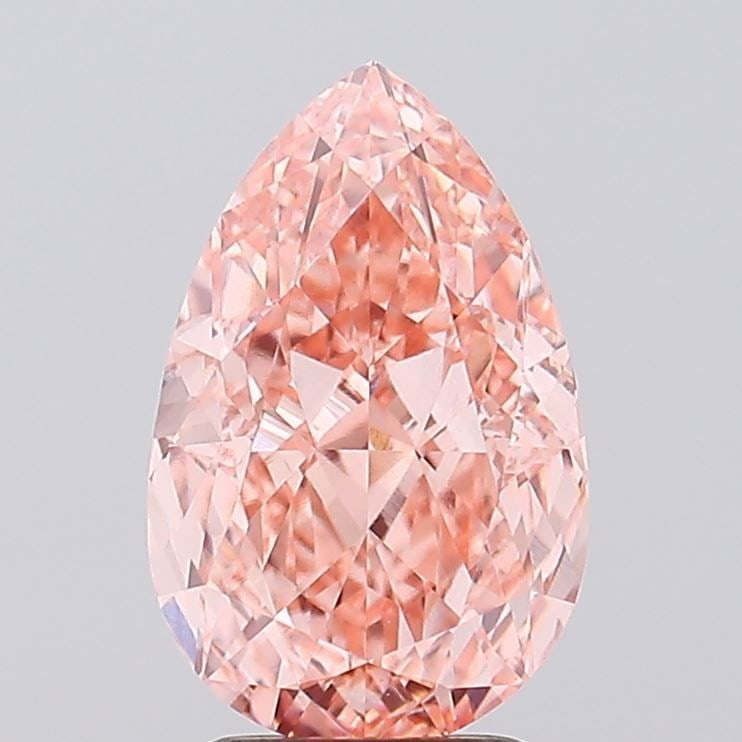Loose Diamond - PEAR 3.28ct Fancy Intense Pink VVS2: Loose Diamond - PEAR 3.28ct Fancy Intense Pink VVS2 Source: This is a real non-mined Diamond that has been grown in a lab Shape: PEAR Carats: 3.28 Color: Fancy Intense Pink Certification: IGI Video: