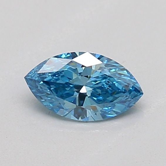 Loose Diamond - MARQUISE 0.24ct Fancy Vivid Blue VS1: Loose Diamond - MARQUISE 0.24ct Fancy Vivid Blue VS1 Source: This is a real non-mined Diamond that has been grown in a lab Shape: MARQUISE Carats: 0.24 Color: Fancy Vivid Blue Certification: IGI The D