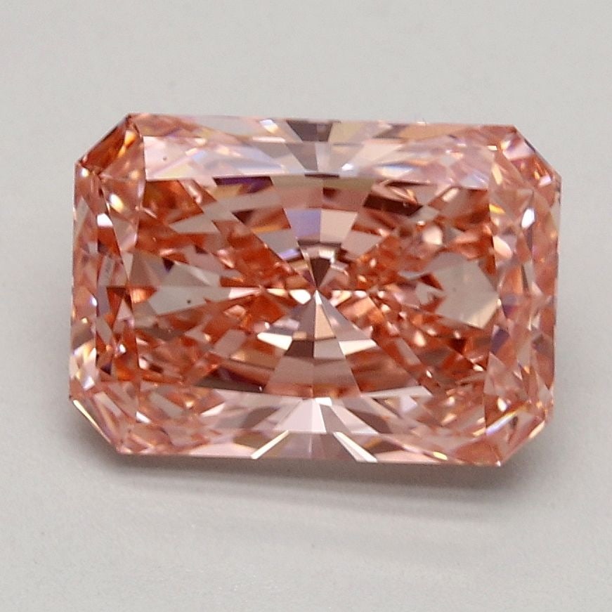 Loose Diamond - RADIANT 1.75ct Fancy Intense Pink VS1: Loose Diamond - RADIANT 1.75ct Fancy Intense Pink VS1 Source: This is a real non-mined Diamond that has been grown in a lab Shape: RADIANT Carats: 1.75 Color: Fancy Intense Pink Certification: IGI Vid