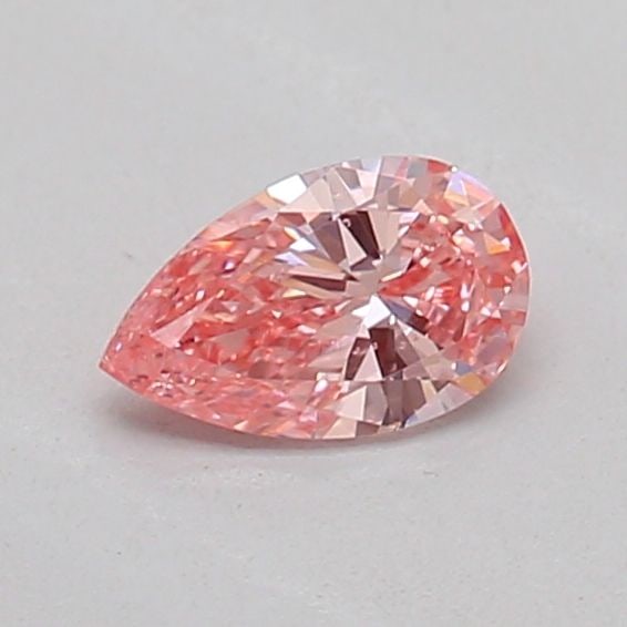 Loose Diamond - PEAR 0.19ct Fancy Vivid Pink VS2: Loose Diamond - PEAR 0.19ct Fancy Vivid Pink VS2 Source: This is a real non-mined Diamond that has been grown in a lab Shape: PEAR Carats: 0.19 Color: Fancy Vivid Pink Certification: IGI Video: