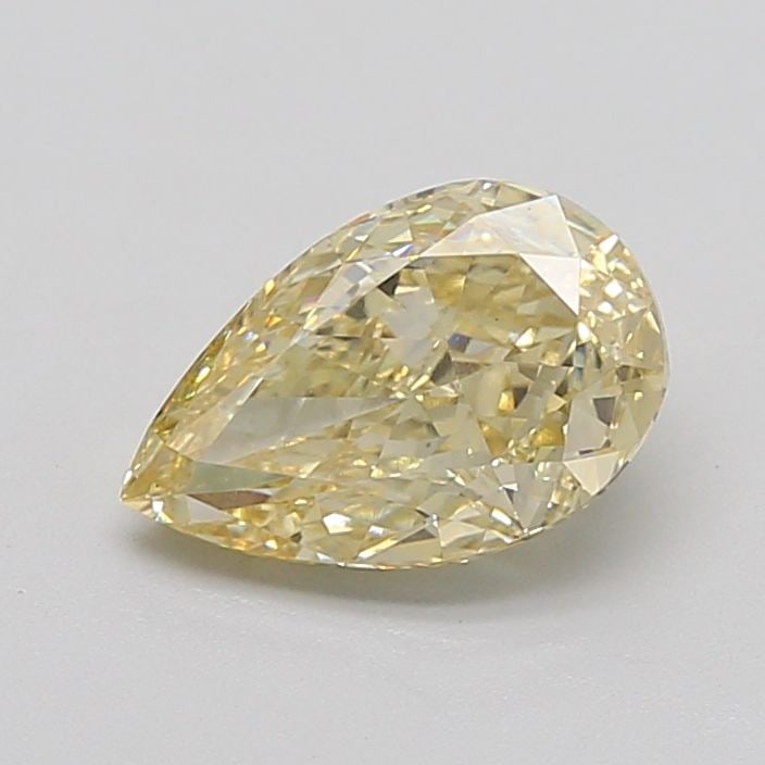 Loose Diamond - PEAR 2.09ct Fancy Light Brownish Yellow VS1: Loose Diamond - PEAR 2.09ct Fancy Light Brownish Yellow VS1 Source: This is a real non-mined Diamond that has been grown in a lab Shape: PEAR Carats: 2.09 Color: Fancy Light Brownish Yellow Certificat