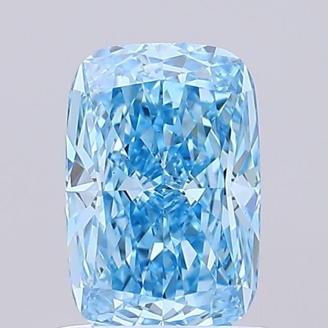 Loose Diamond - CUSHION MODIFIED 1.06ct Fancy Vivid Blue VS1: Loose Diamond - CUSHION MODIFIED 1.06ct Fancy Vivid Blue VS1 Source: This is a real non-mined Diamond that has been grown in a lab Shape: CUSHION MODIFIED Carats: 1.06 Color: Fancy Vivid Blue Certific