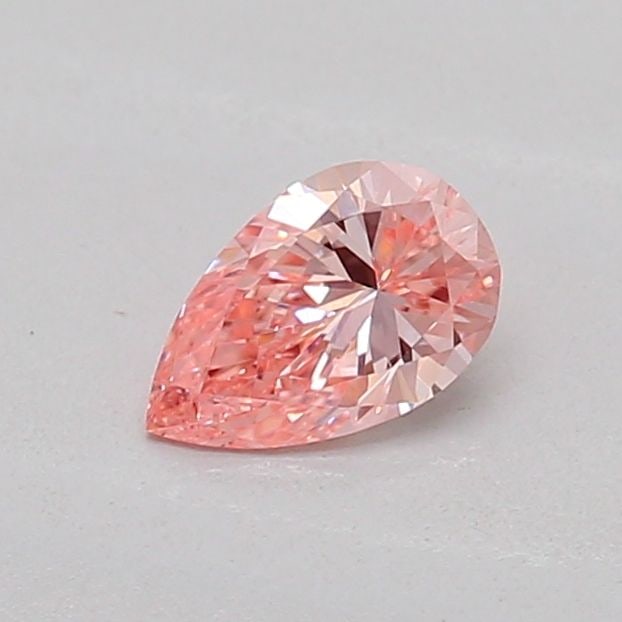 Loose Diamond - PEAR 0.21ct Fancy Vivid Pink VS1: Loose Diamond - PEAR 0.21ct Fancy Vivid Pink VS1 Source: This is a real non-mined Diamond that has been grown in a lab Shape: PEAR Carats: 0.21 Color: Fancy Vivid Pink Certification: IGI The Diamond D