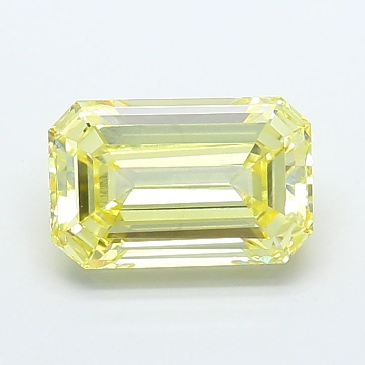 Loose Diamond - EMERALD 3.96ct Fancy Yellow VS1: Loose Diamond - EMERALD 3.96ct Fancy Yellow VS1 Source: This is a real non-mined Diamond that has been grown in a lab Shape: EMERALD Carats: 3.96 Color: Fancy Yellow Certification: IGI Video: