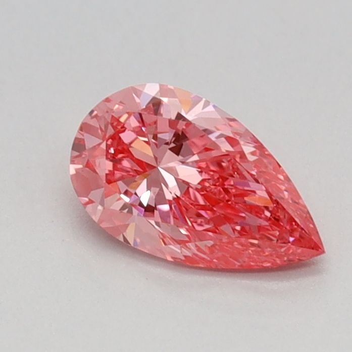 Loose Diamond - PEAR 0.39ct Fancy Vivid Pink VVS2: Loose Diamond - PEAR 0.39ct Fancy Vivid Pink VVS2 Source: This is a real non-mined Diamond that has been grown in a lab Shape: PEAR Carats: 0.39 Color: Fancy Vivid Pink Certification: IGI Video: