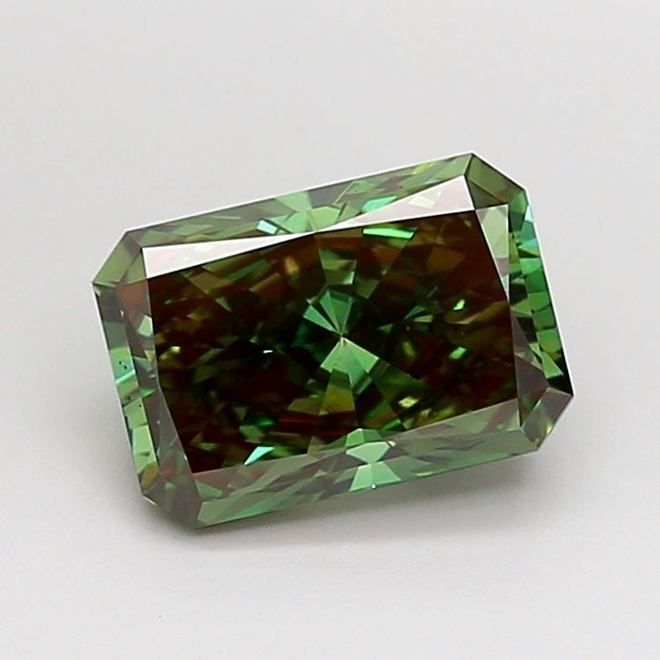 Loose Diamond - ROUND 2.62ct Fancy Vivid Green VS1 (1 of 1)