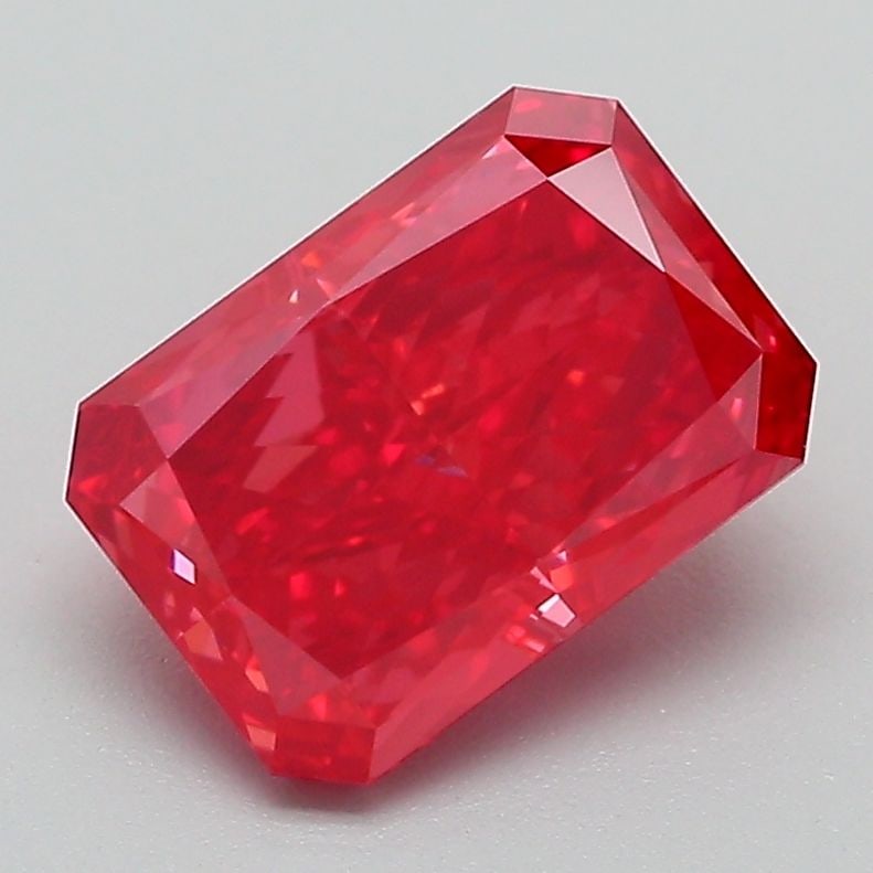 Loose Diamond - RADIANT 2.1ct Fancy Vivid Pink VS1: Loose Diamond - RADIANT 2.1ct Fancy Vivid Pink VS1 Source: This is a real non-mined Diamond that has been grown in a lab Shape: RADIANT Carats: 2.1 Color: Fancy Vivid Pink Certification: IGI Video: