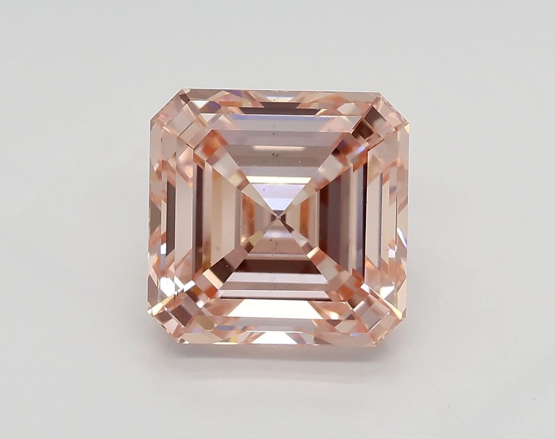 Loose Diamond - ASSCHER 2.91ct Fancy Intense Pink VS2 (1 of 1)