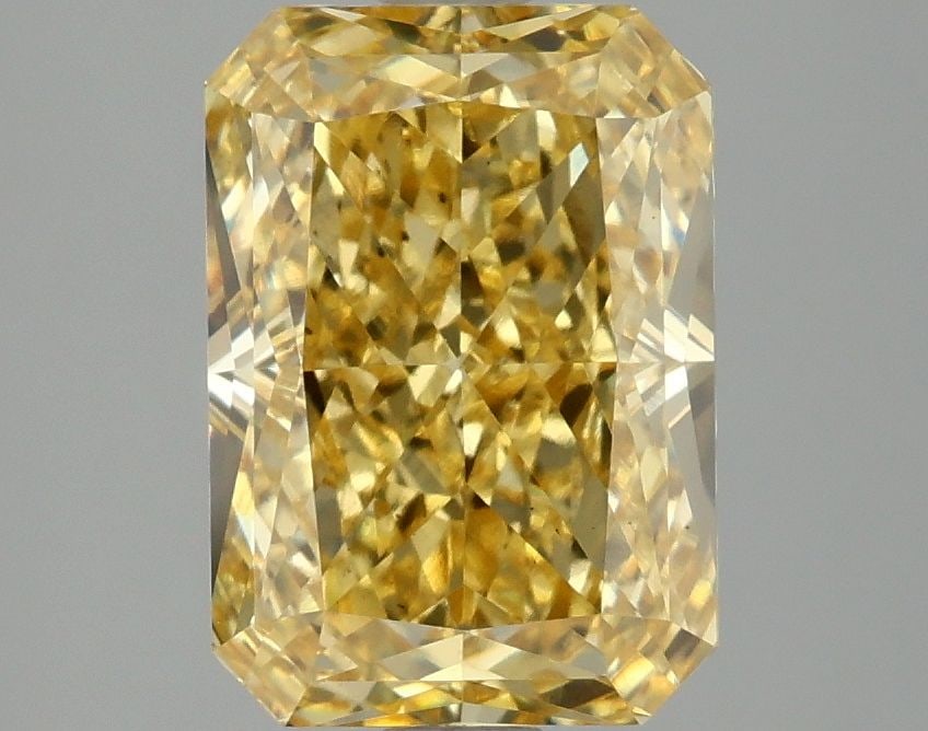 Loose Diamond - RADIANT 3.05ct Fancy Vivid Yellow VS2: Loose Diamond - RADIANT 3.05ct Fancy Vivid Yellow VS2 Source: This is a real non-mined Diamond that has been grown in a lab Shape: RADIANT Carats: 3.05 Color: Fancy Vivid Yellow Certification: IGI Vid