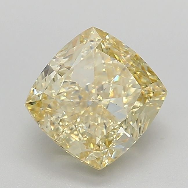 Loose Diamond - CUSHION MODIFIED 2.3ct Fancy Intense Yellow VS1: Loose Diamond - CUSHION MODIFIED 2.3ct Fancy Intense Yellow VS1 Source: This is a real non-mined Diamond that has been grown in a lab Shape: CUSHION MODIFIED Carats: 2.3 Color: Fancy Intense Yellow Ce
