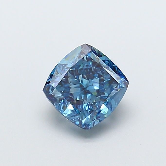 Loose Diamond - CUSHION MODIFIED 2.55ct Fancy Vivid Blue VS1: Loose Diamond - CUSHION MODIFIED 2.55ct Fancy Vivid Blue VS1 Source: This is a real non-mined Diamond that has been grown in a lab Shape: CUSHION MODIFIED Carats: 2.55 Color: Fancy Vivid Blue Certific