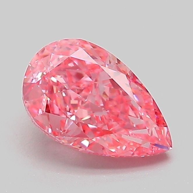 Loose Diamond - PEAR 1.07ct Fancy Vivid Pink VS1: Loose Diamond - PEAR 1.07ct Fancy Vivid Pink VS1 Source: This is a real non-mined Diamond that has been grown in a lab Shape: PEAR Carats: 1.07 Color: Fancy Vivid Pink Certification: IGI Video: