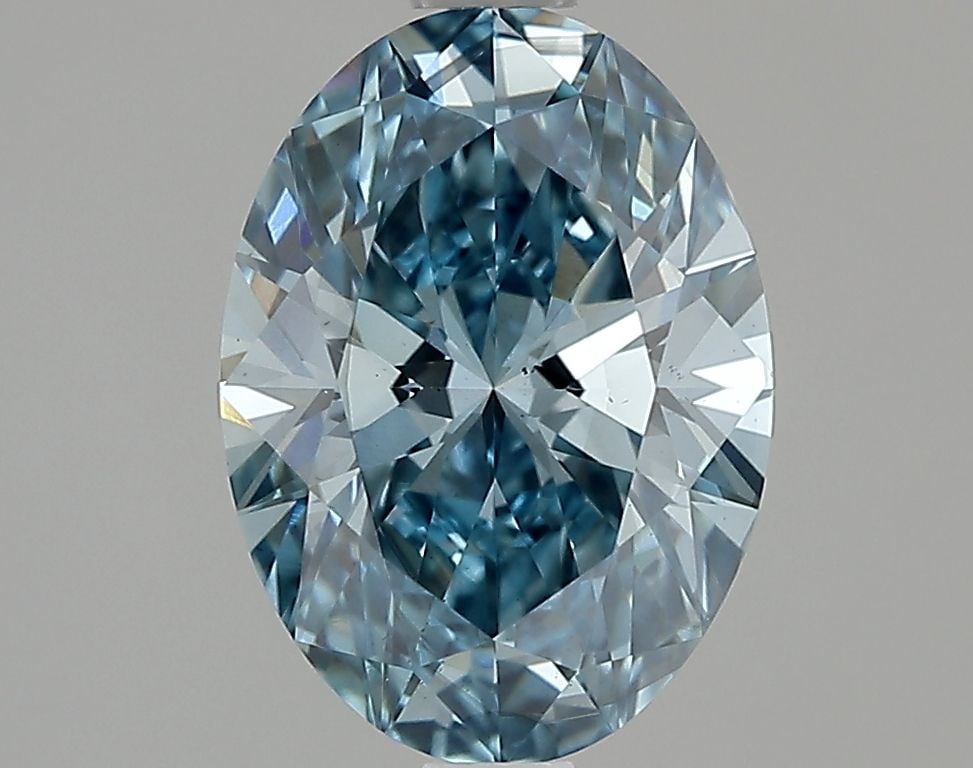 Loose Diamond - OVAL 1.7ct Fancy Vivid Blue VS2: Loose Diamond - OVAL 1.7ct Fancy Vivid Blue VS2 Source: This is a real non-mined Diamond that has been grown in a lab Shape: OVAL Carats: 1.7 Color: Fancy Vivid Blue Certification: IGI Video: