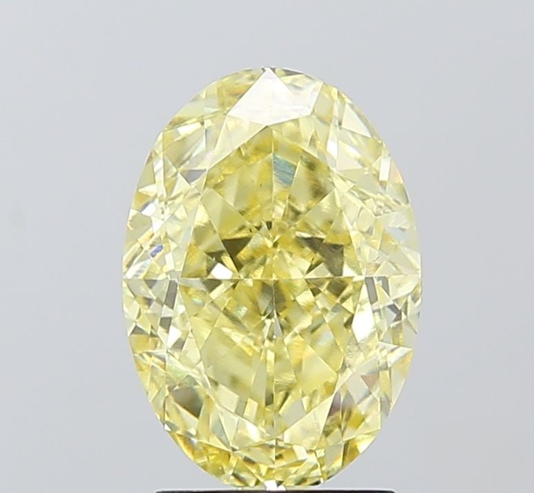 Loose Diamond - OVAL 3.08ct Fancy Yellow VS1: Loose Diamond - OVAL 3.08ct Fancy Yellow VS1 Source: This is a real non-mined Diamond that has been grown in a lab Shape: OVAL Carats: 3.08 Color: Fancy Yellow Certification: IGI Video:
