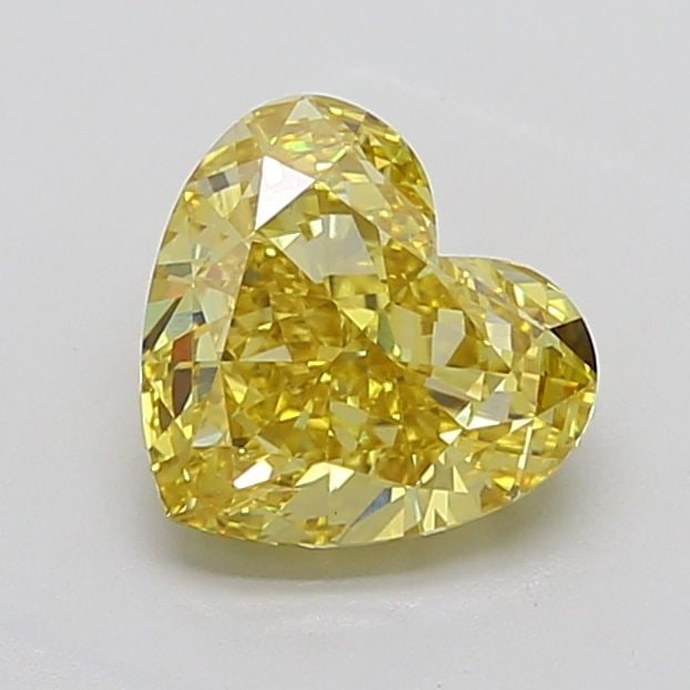 Loose Diamond - HEART 3.07ct Fancy Intense Yellow VS1: Loose Diamond - HEART 3.07ct Fancy Intense Yellow VS1 Source: This is a real non-mined Diamond that has been grown in a lab Shape: HEART Carats: 3.07 Color: Fancy Intense Yellow Certification: IGI Vid