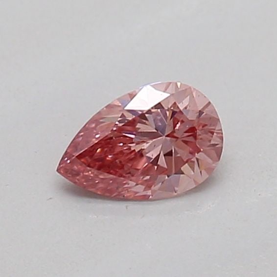 Loose Diamond - PEAR 0.16ct Fancy Vivid Pink SI1: Loose Diamond - PEAR 0.16ct Fancy Vivid Pink SI1 Source: This is a real non-mined Diamond that has been grown in a lab Shape: PEAR Carats: 0.16 Color: Fancy Vivid Pink Certification: IGI Video: