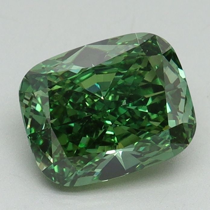Loose Diamond - CUSHION MODIFIED 1.54ct Fancy Vivid Green VVS2 (1 of 1)