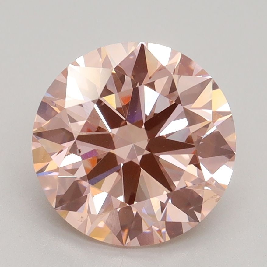 Ideal Loose Diamond - ROUND 2.84ct Fancy Intense Pink VS2 (1 of 1)
