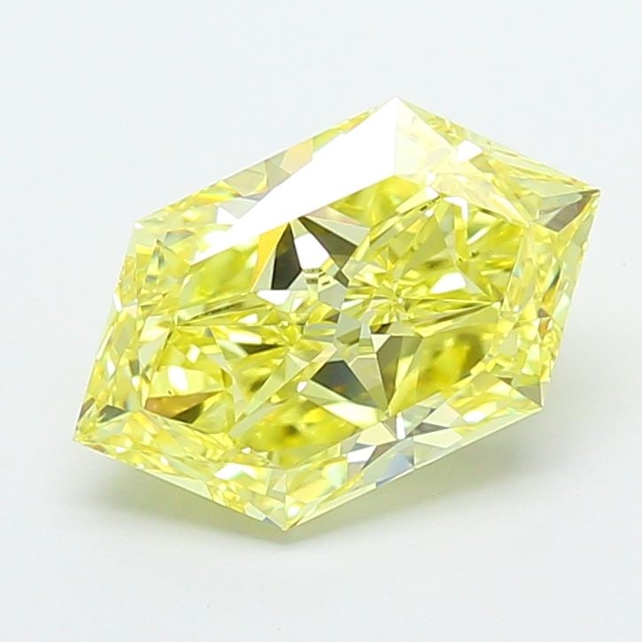 Loose Diamond - HEXAGONAL 3.02ct Fancy Intense Yellow VS1: Loose Diamond - HEXAGONAL 3.02ct Fancy Intense Yellow VS1 Source: This is a real non-mined Diamond that has been grown in a lab Shape: HEXAGONAL Carats: 3.02 Color: Fancy Intense Yellow Certification: